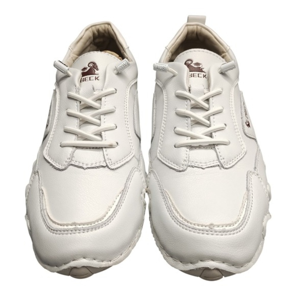Dbeck Sneakers Mens US 8.5 White Lightweight Athletic Running Low‎ Top Lace Up